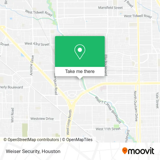 Mapa de Weiser Security