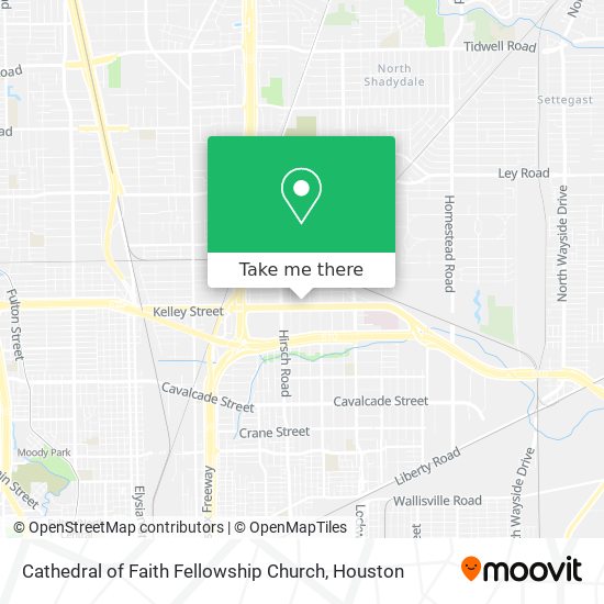 Cathedral of Faith Fellowship Church map
