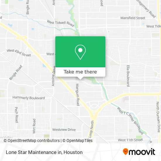 Lone Star Maintenance in map