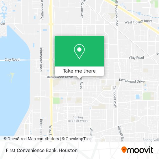 First Convenience Bank map