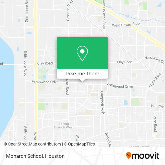 Monarch School map