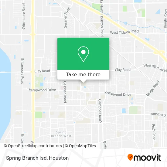 Spring Branch Isd map