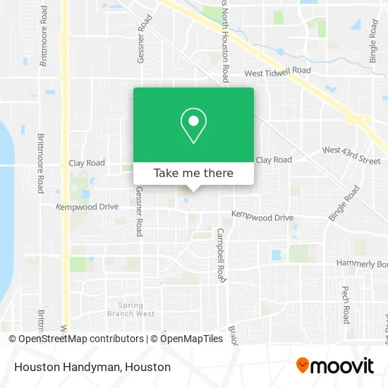 Houston Handyman map