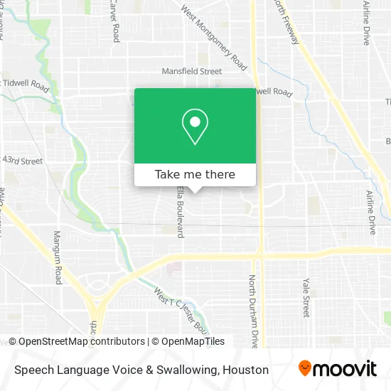 Speech Language Voice & Swallowing map