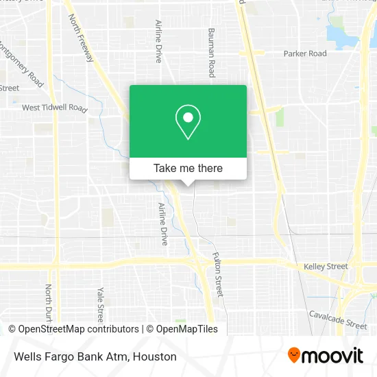 Mapa de Wells Fargo Bank Atm
