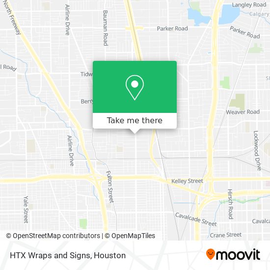 HTX Wraps and Signs map