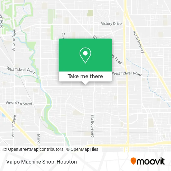 Valpo Machine Shop map