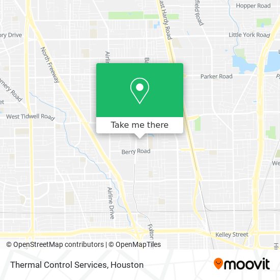 Thermal Control Services map