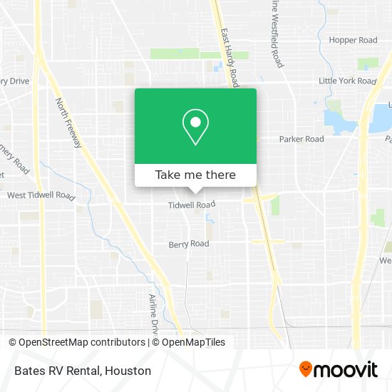 Bates RV Rental map