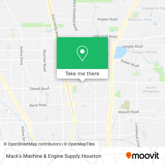 Mapa de Mack's Machine & Engine Supply