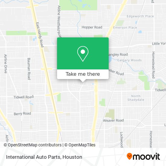 International Auto Parts map