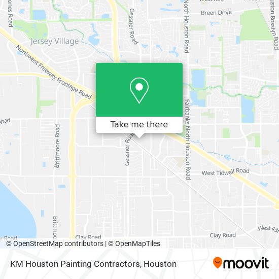 Mapa de KM Houston Painting Contractors