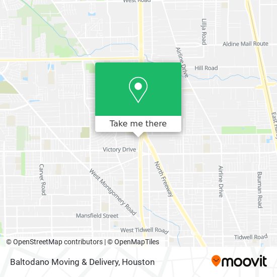 Mapa de Baltodano Moving & Delivery