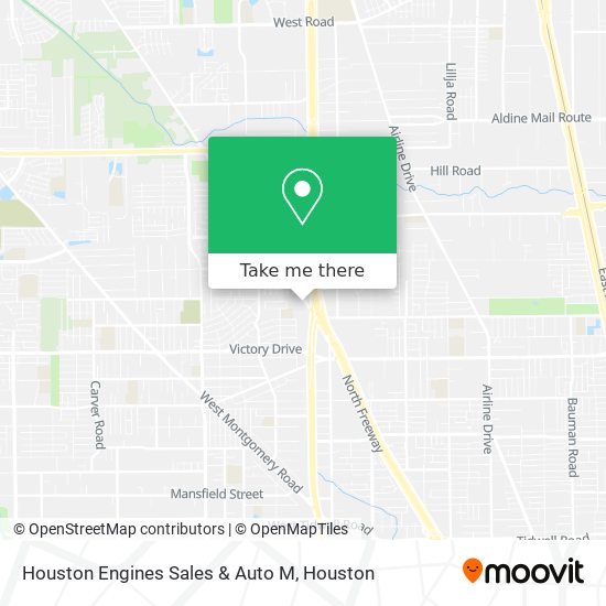 Mapa de Houston Engines Sales & Auto M