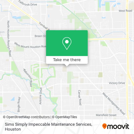 Mapa de Sims Simply Impeccable Maintenance Services