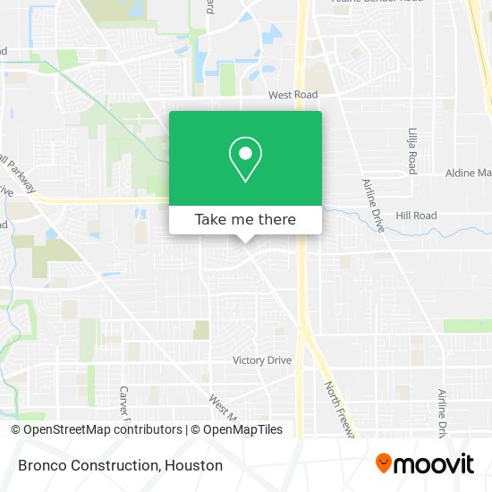 Bronco Construction map