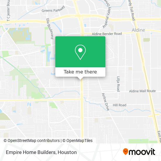 Empire Home Builders map