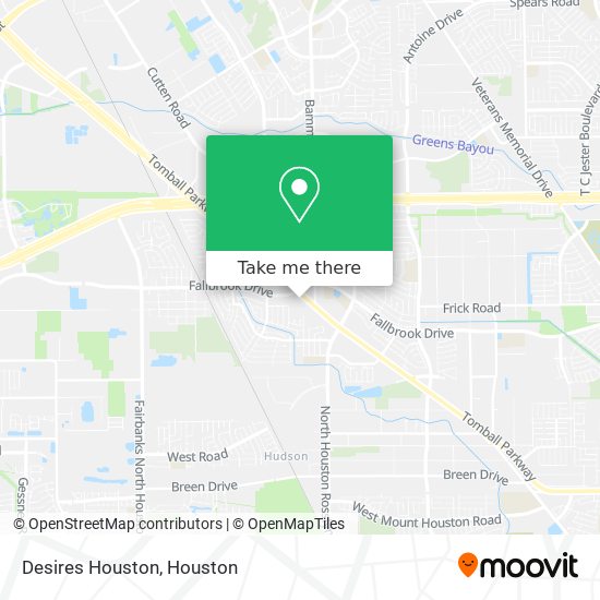 Desires Houston map