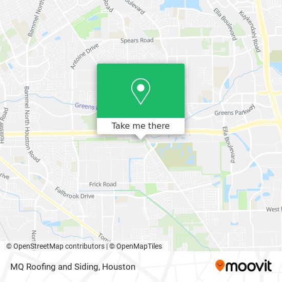 MQ Roofing and Siding map