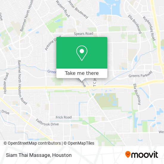 Siam Thai Massage map