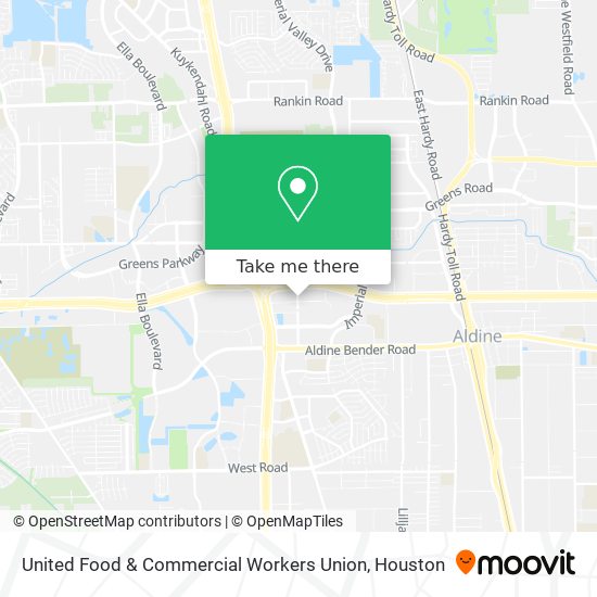 United Food & Commercial Workers Union map