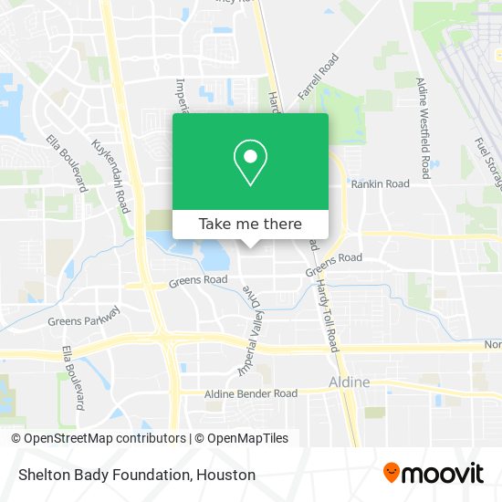Shelton Bady Foundation map
