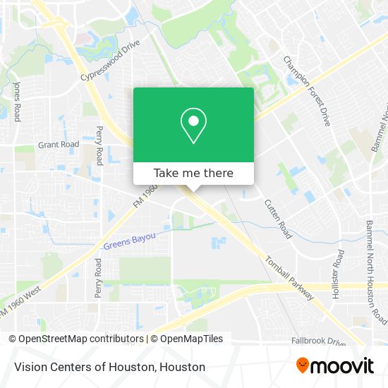 Mapa de Vision Centers of Houston