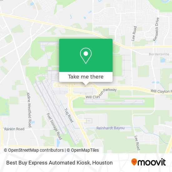 Best Buy Express Automated Kiosk map
