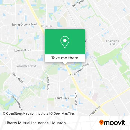 Liberty Mutual Insurance map