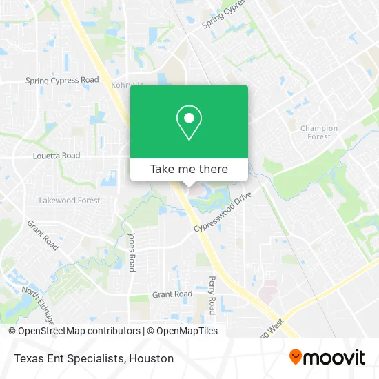 Texas Ent Specialists map