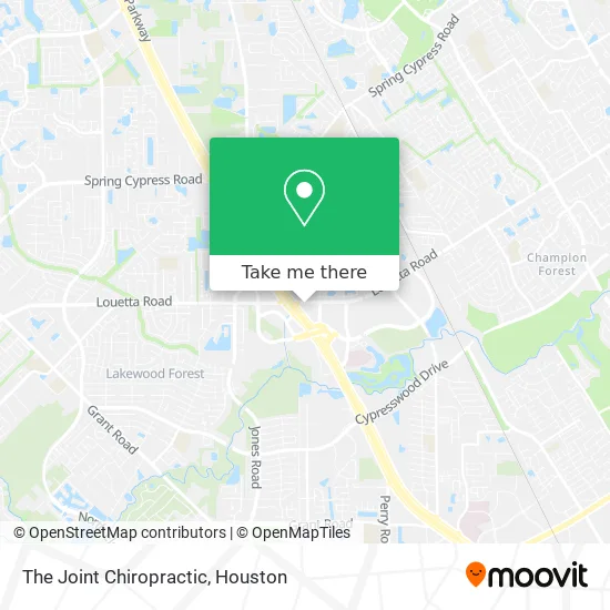 The Joint Chiropractic map