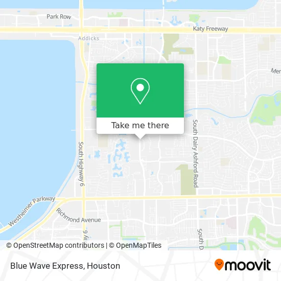 Blue Wave Express map