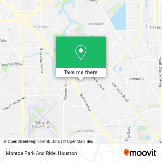 Monroe Park And Ride map