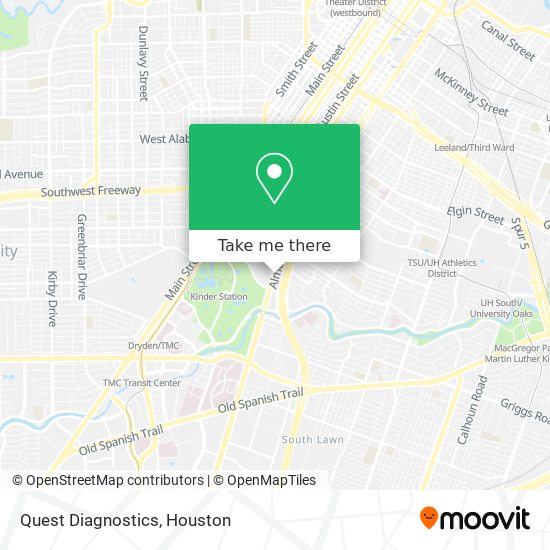 Quest Diagnostics map