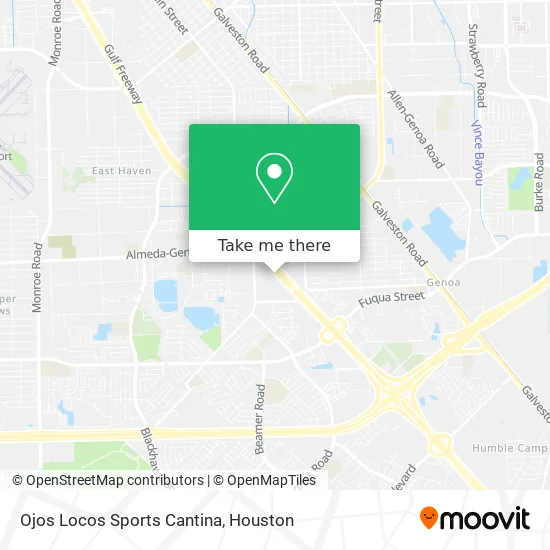 Ojos Locos Sports Cantina map