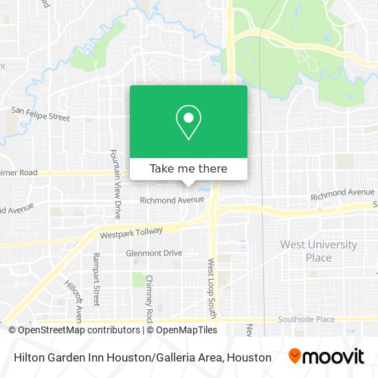 Mapa de Hilton Garden Inn Houston / Galleria Area