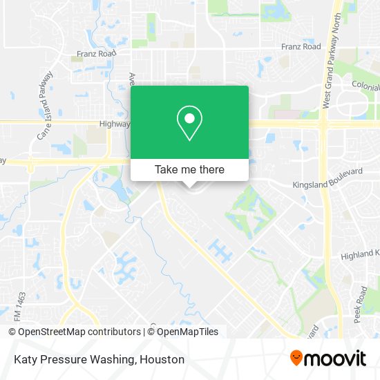 Katy Pressure Washing map