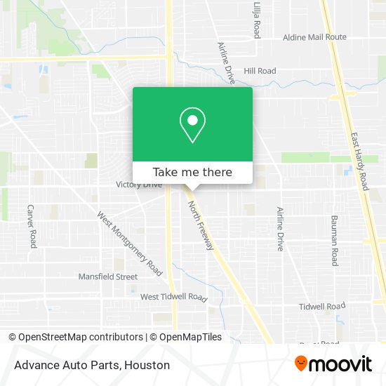 Advance Auto Parts map