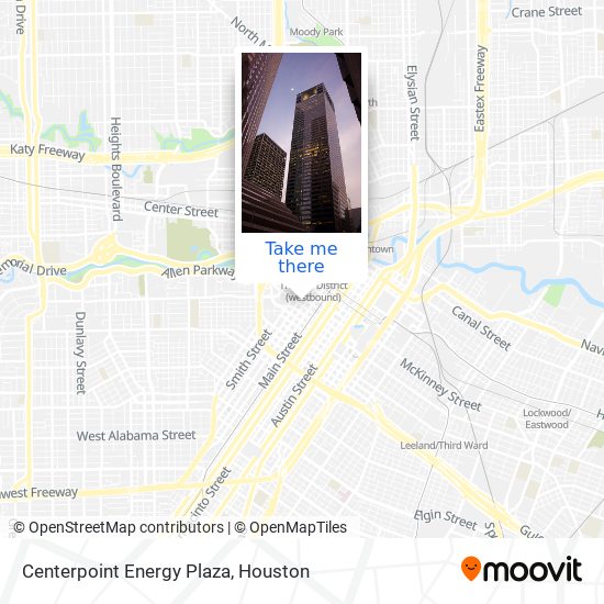 Mapa de Centerpoint Energy Plaza