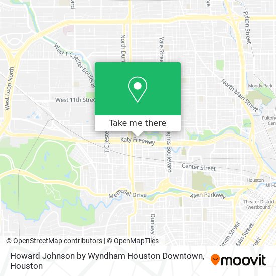 Howard Johnson by Wyndham Houston Downtown map