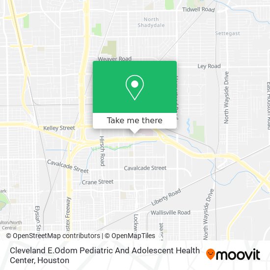 Cleveland E.Odom Pediatric And Adolescent Health Center map