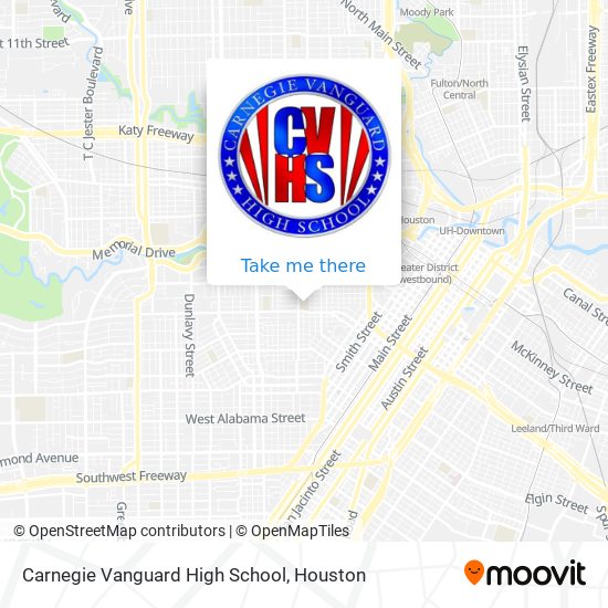 Carnegie Vanguard High School map