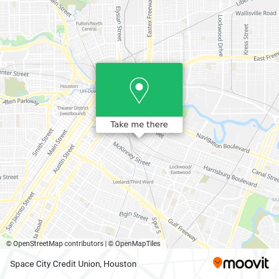 Space City Credit Union map