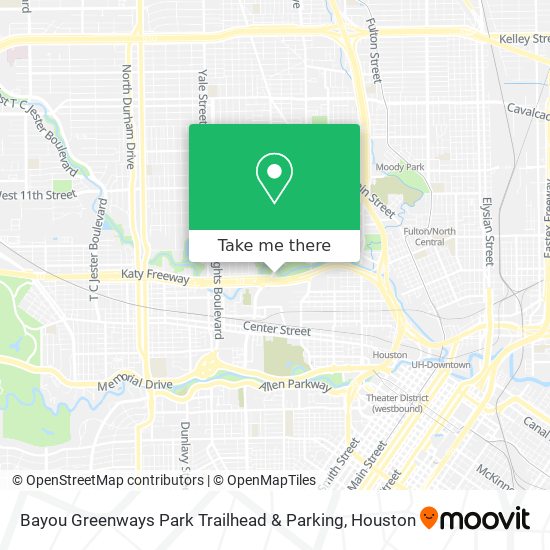 Mapa de Bayou Greenways Park Trailhead & Parking