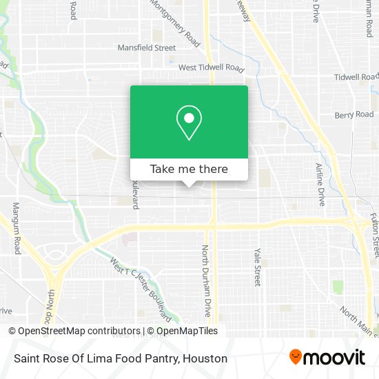 Saint Rose Of Lima Food Pantry map