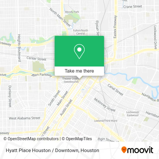 Hyatt Place Houston / Downtown map