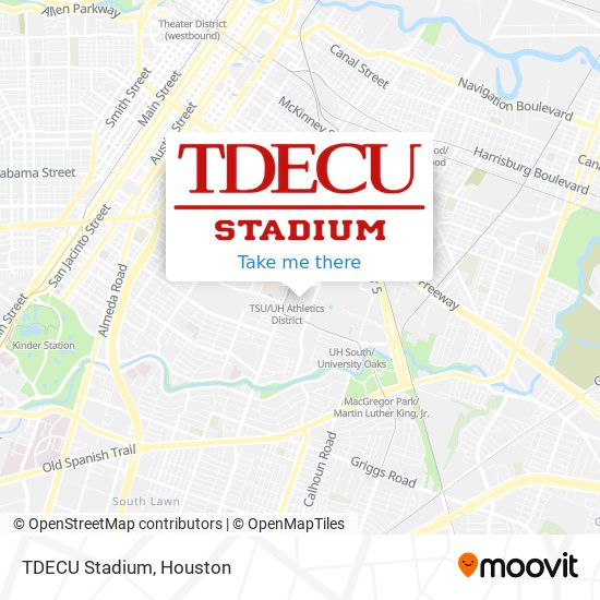 TDECU Stadium map