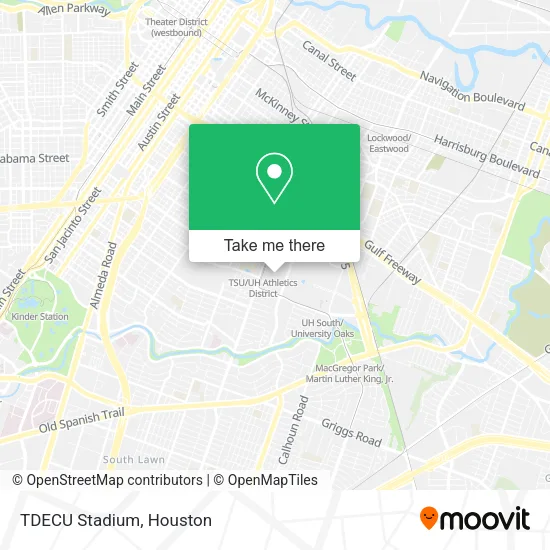 TDECU Stadium map
