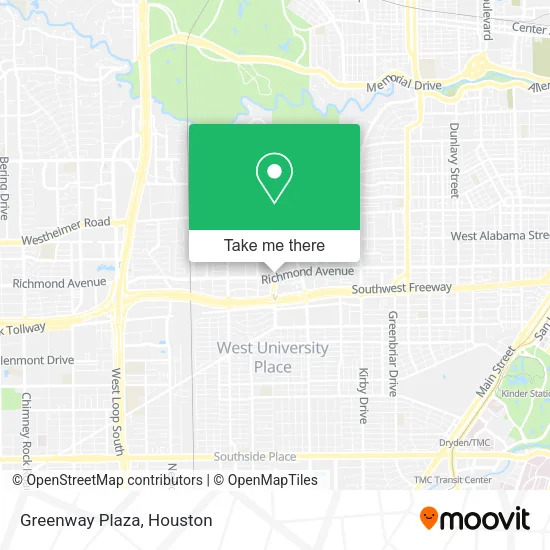Greenway Plaza map