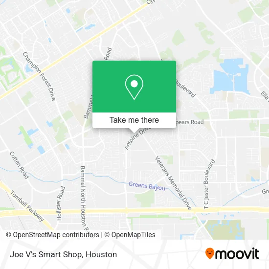 Joe V's Smart Shop map